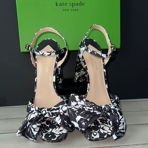 kate spade Shoes - Kate Spade Black and White Floral Women's Shoes